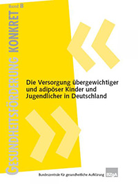 Titelbild des Fachbuchs "Die Versorgung übergewichtiger und adipöser Kinder und Jugendlicher in Deutschland"